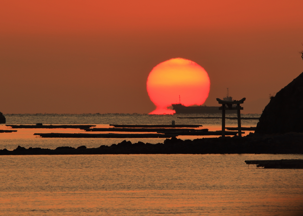 朝日だるま