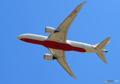 「ブルー」 Air India 787-8 VT-AND 出発です