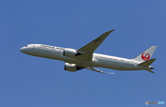 「すかい」 JAL 787-9 JA867J 飛び立ちです