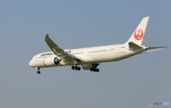 「青が好き」 JAL 787-9 JA868J 出発です