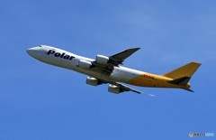 「青色が好き」POLAR 747-8 N852GT 出発