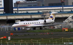 「良い天気」プライベート機 パラオ諸島 ガルフG650