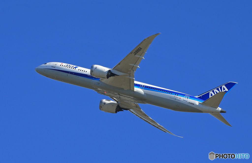  「青が好き」ANA 787-9 JA888A Takeoff  