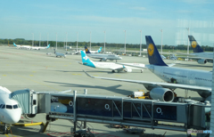「あおいそら」ミュンヘン空港の風景