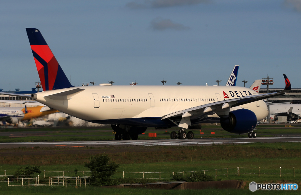 「あおぞら」DELTA A350-941 N513DZ Takeoff  
