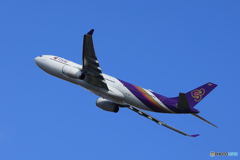 「空色」Thai A330-343 HS-TED Takeoff  