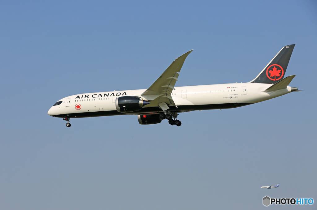 「青い空」が一番 Air Canada 787-9 C-FVLX 来た～