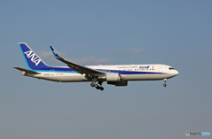 「そらー」 ANA 767-381 JA624A 飛行