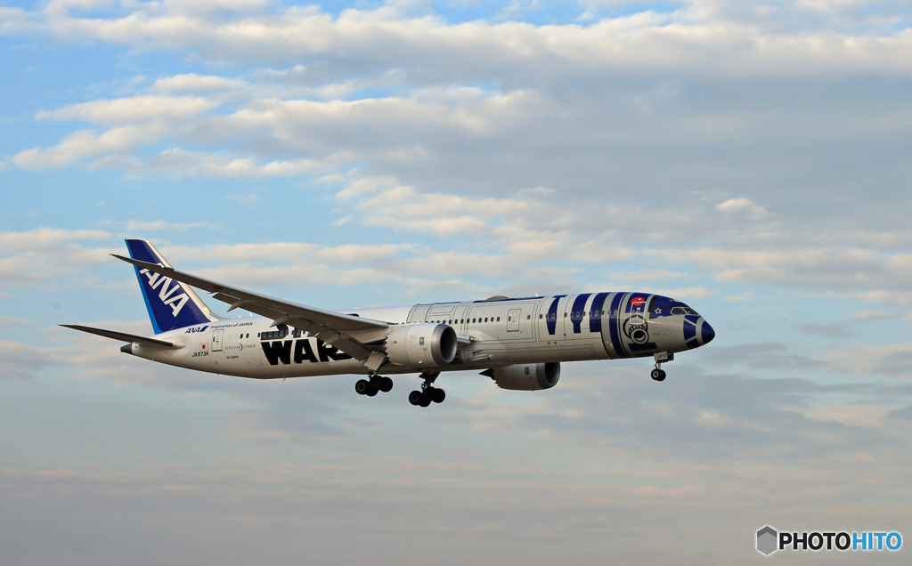 「良い天気」 ANA 787-8 JA873A [STAR WARS]