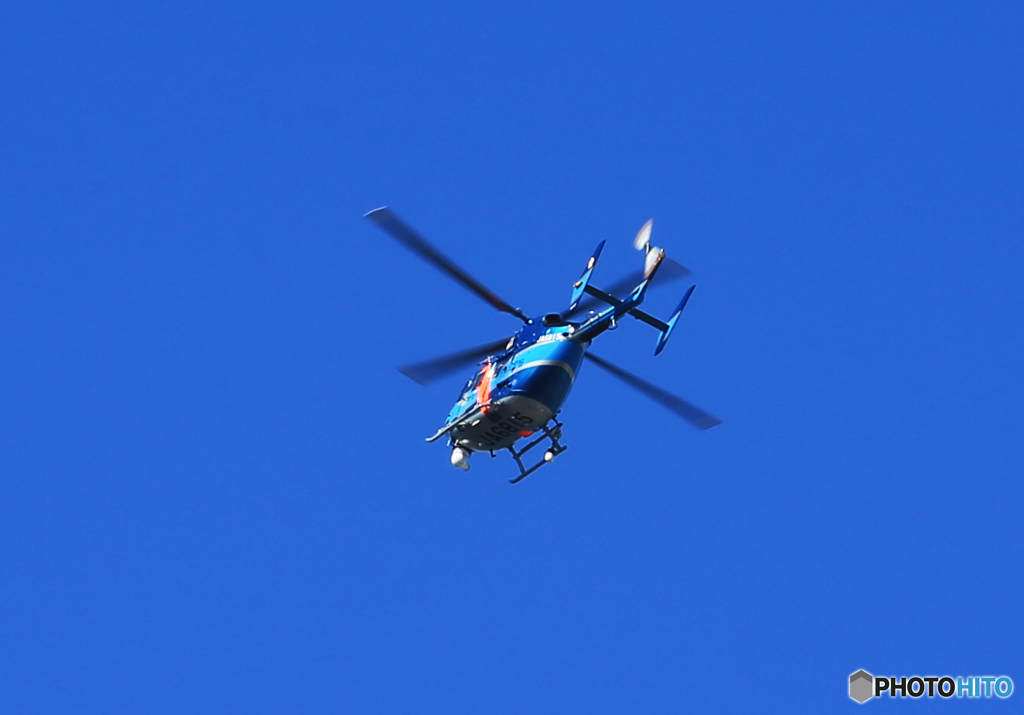 「蒼空」千葉県警ヘリコプター JA6815 いつもありがとう