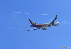 「SKY」 香港航空 ベイパー!!  Takeoff 