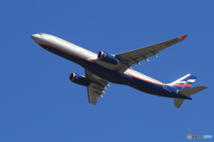 「ブルー」アエロフロートA330-343  出発