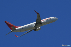 「青空」EASTERJET 737 HL8057 Takeoff