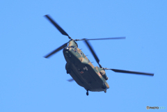 「群青」  陸自(JGSDF)  ヘリコプター・通過
