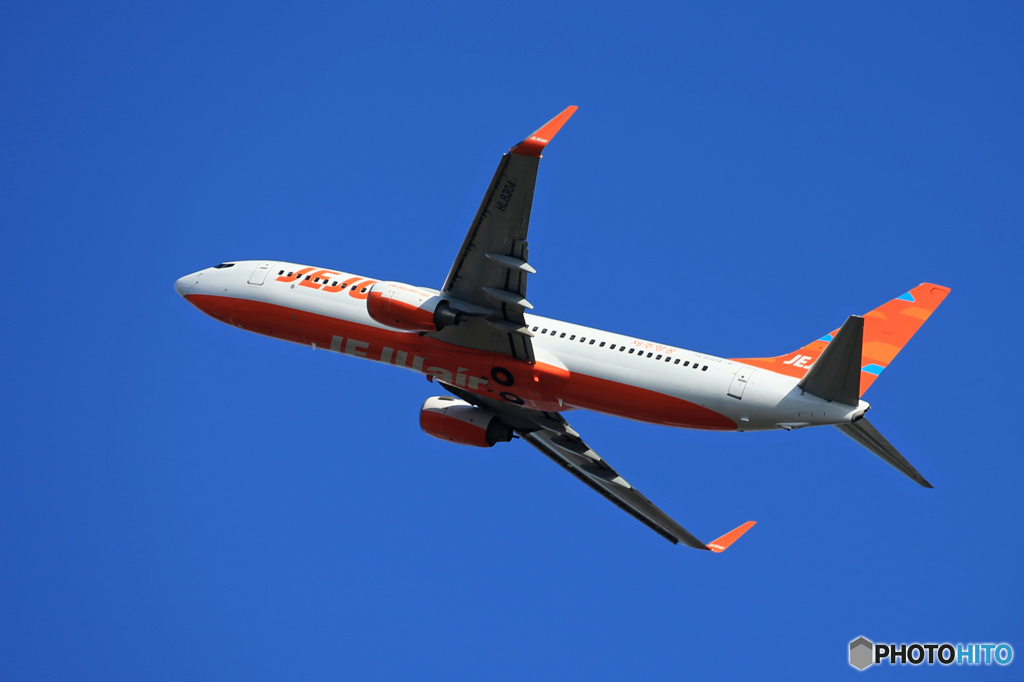  「晴れ」 JEJU 737-8JP HL8304 Takeoff