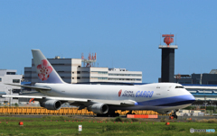 「すかい」China Cargo 747-400 B-19706離陸