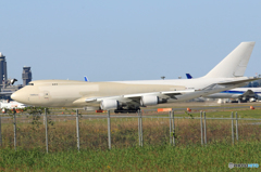 「青い空」が一番 Atlas 747-47UF 離陸します