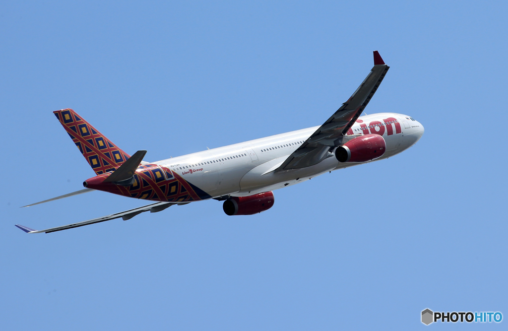 「Blue」 Lion Air A330-343 HS-LAM 飛ぶ
