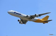 ☀「青い空」が一番  747-8 一番長い✈76.3ｍ