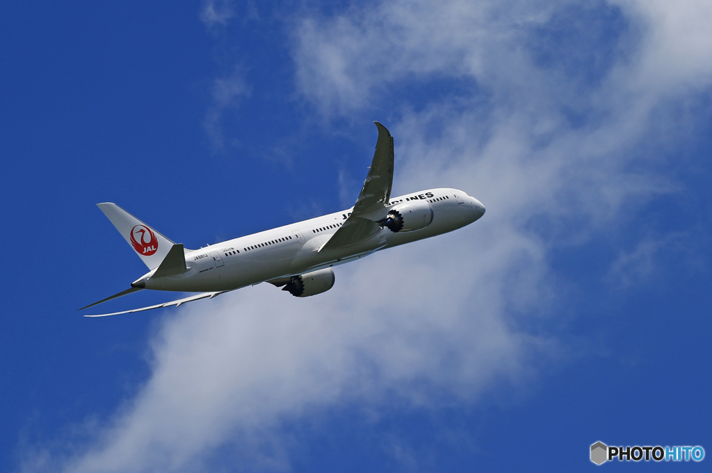 「空色」JAL 787-9 JA881J  離陸です