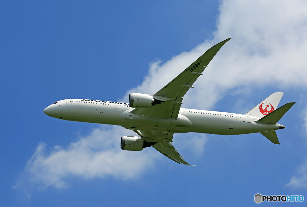 「青色が好き」 JAL 787-9 JA866J 出発