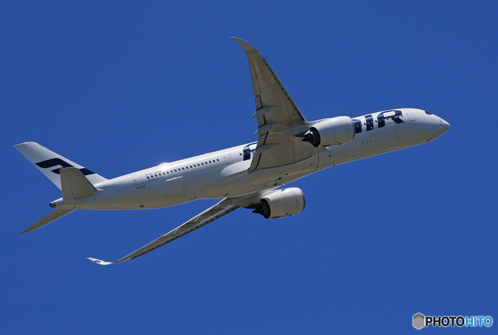 「蒼空」 FINNAIR A350-941 OH-LWA 飛び立ちです