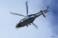 「飛び立ち」報道ヘリコプター