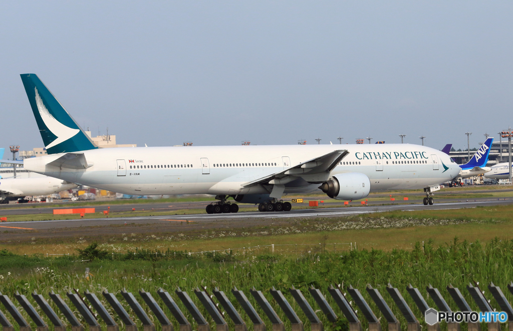 「あおぞら」 Cathay 767-367 B-HNM 飛ぶ
