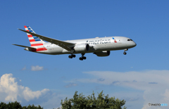 「群青」American 787-8 N818AL 着陸