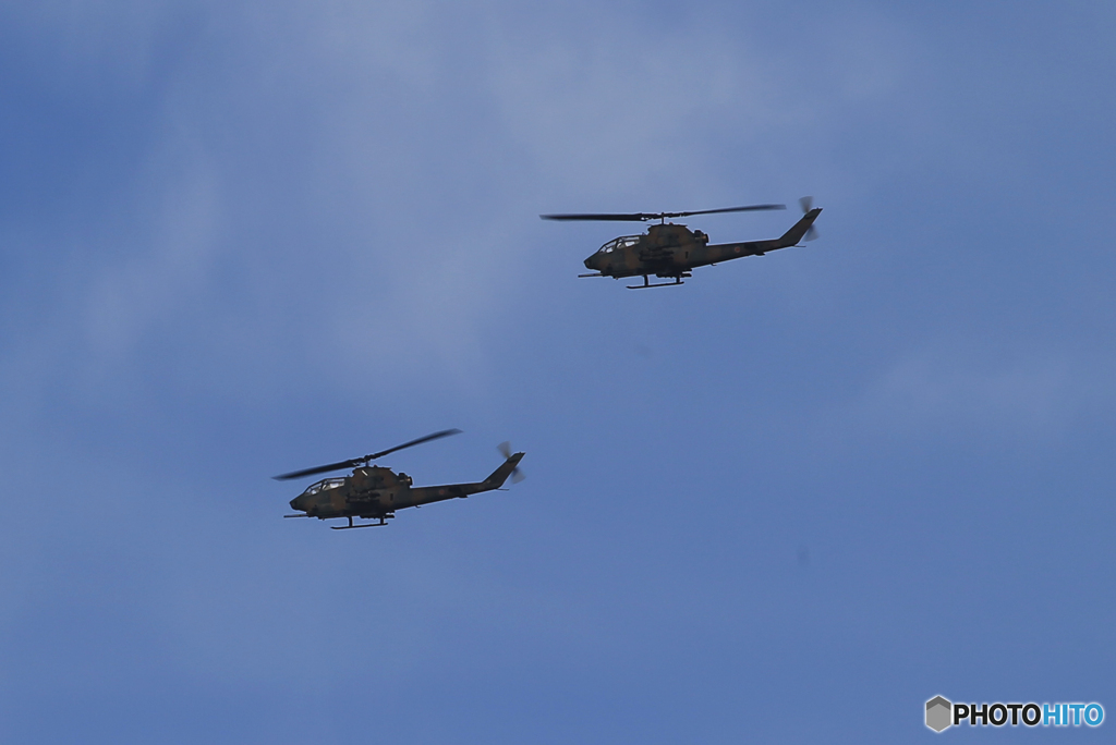 「すかい」JGSDF ヘリ　ブラックホーク　UH-60JA 飛来