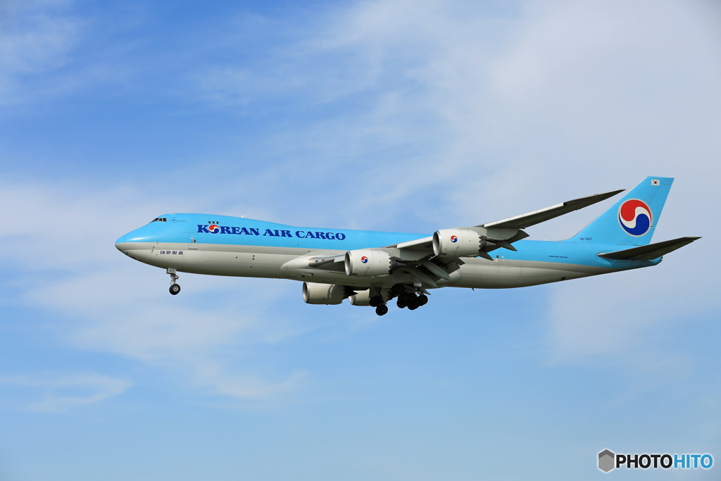 「すかい」 Korean Cargo 747-8F HL7617 Landing