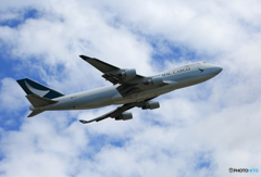 「すかい」 CATHAY 747-400 B-LIC 飛ぶ