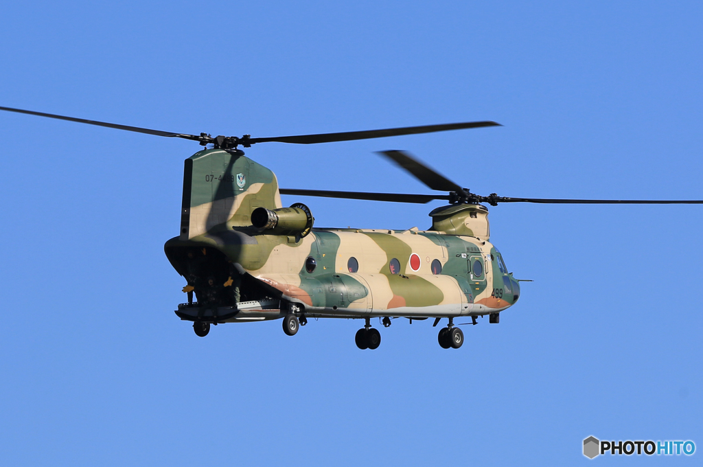 「青が好き」　☮　C H - 4 7 J  チヌーク　☮拡大可