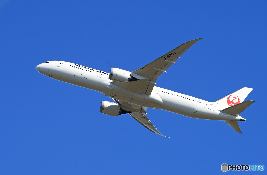 「Blue」 JAL 787-9 JA870J 飛んだ