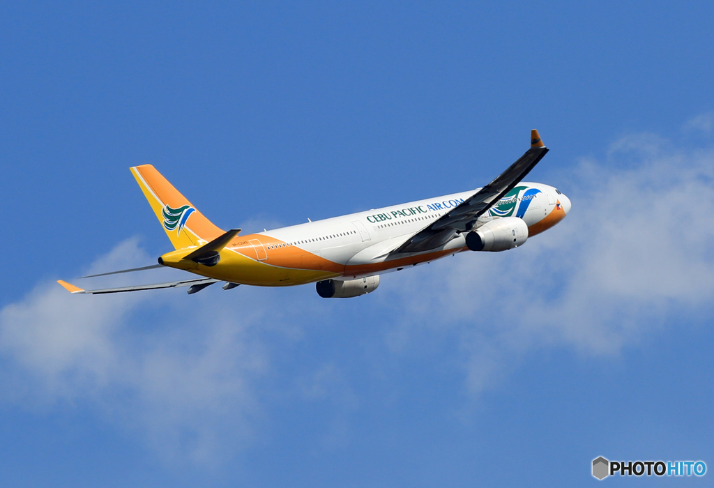 「SKY」 CEBU A330-343 RP-C3343☮出発です