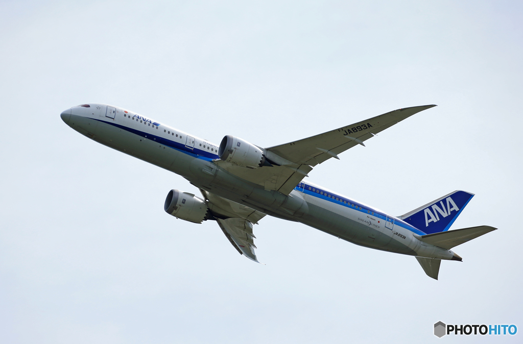 「令和」ANA 787-9 JA893A   飛び立ち