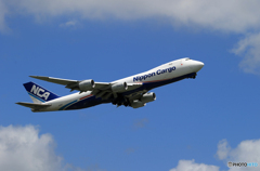 「そらー」NCA 747-8KZF JA12KZ  飛んだ