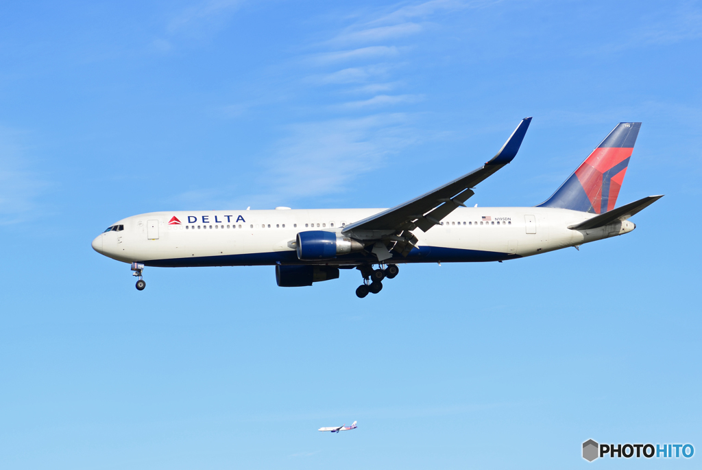 「スカイ」 Delta 767-332 N195DN 出発です