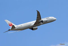 「そらー」 JAL 787-9 JA869J 飛ぶ