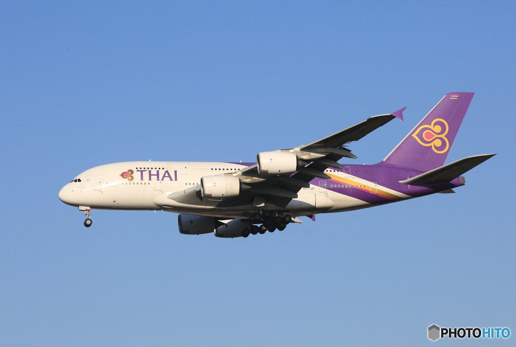 「そらー」THAI A380-841 HS-TUF   到着