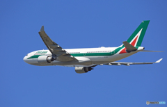 ☀「青い空」が一番Alitalia A330-200 EI-EJO出発