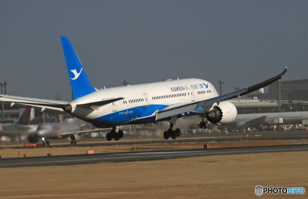 ☀「青い空」が一番 アモイ航空 787-8 B-2768