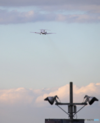 「良い雲」国土交通省飛行試験機 Takeoff 
