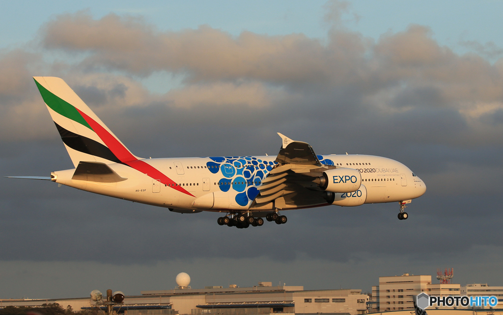 「ブルー」EMIRATES 特別塗装(1) 来ましたが？