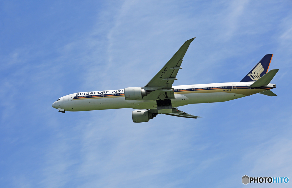 「ぶるー」Singapore 777-312 9V-SWG 離陸