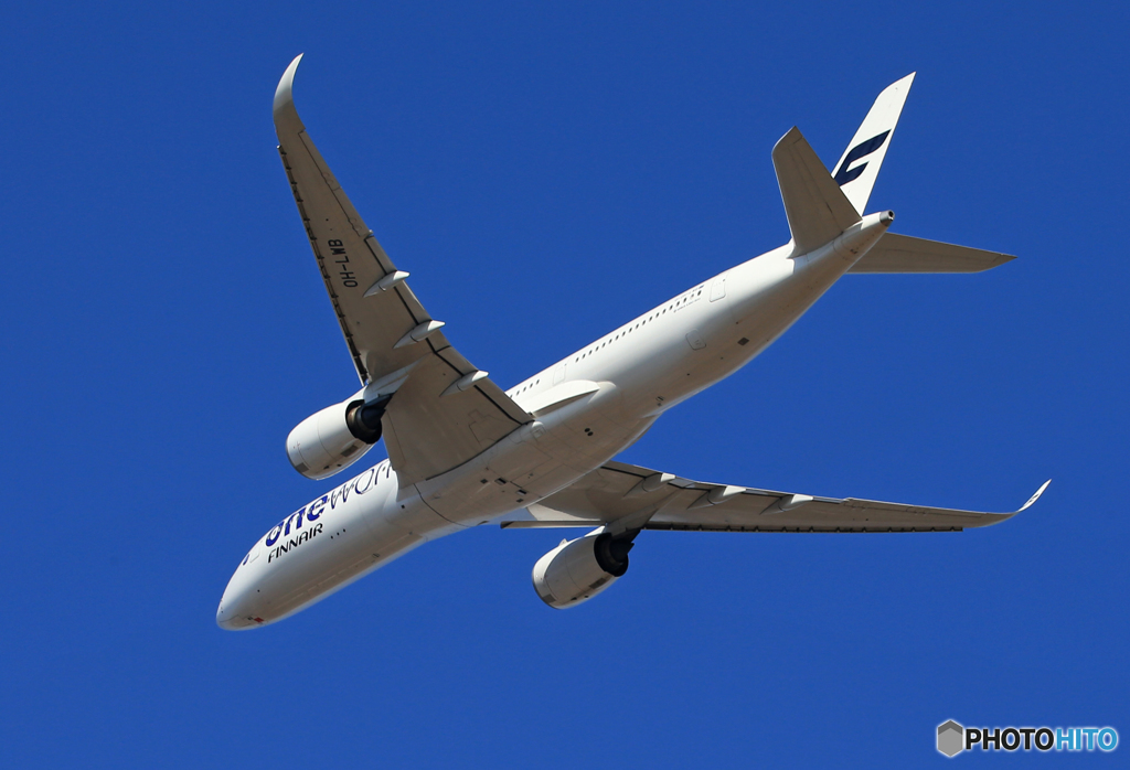 「すかい」Finnair A350-941 OH-LWB Takeoff