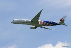 Philippines A350-941 特別塗装 Takeoff 