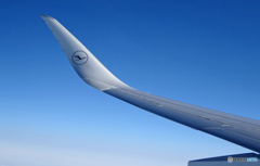 Lufthansa　翼とウイング　A350-941 　6,000km飛行中