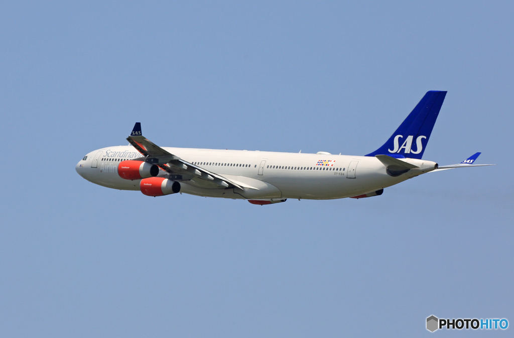 ☀「青い空」が一番 SAS A340-313 OY-KBA