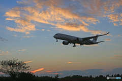 「青色」 Malaysia A350-941 到着です